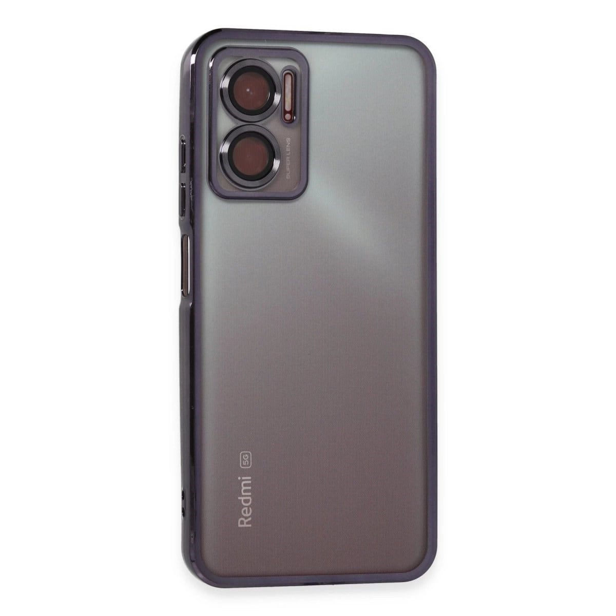 Xiaomi Redmi 10 5g Kılıf Razer Lensli Silikon - Mor
