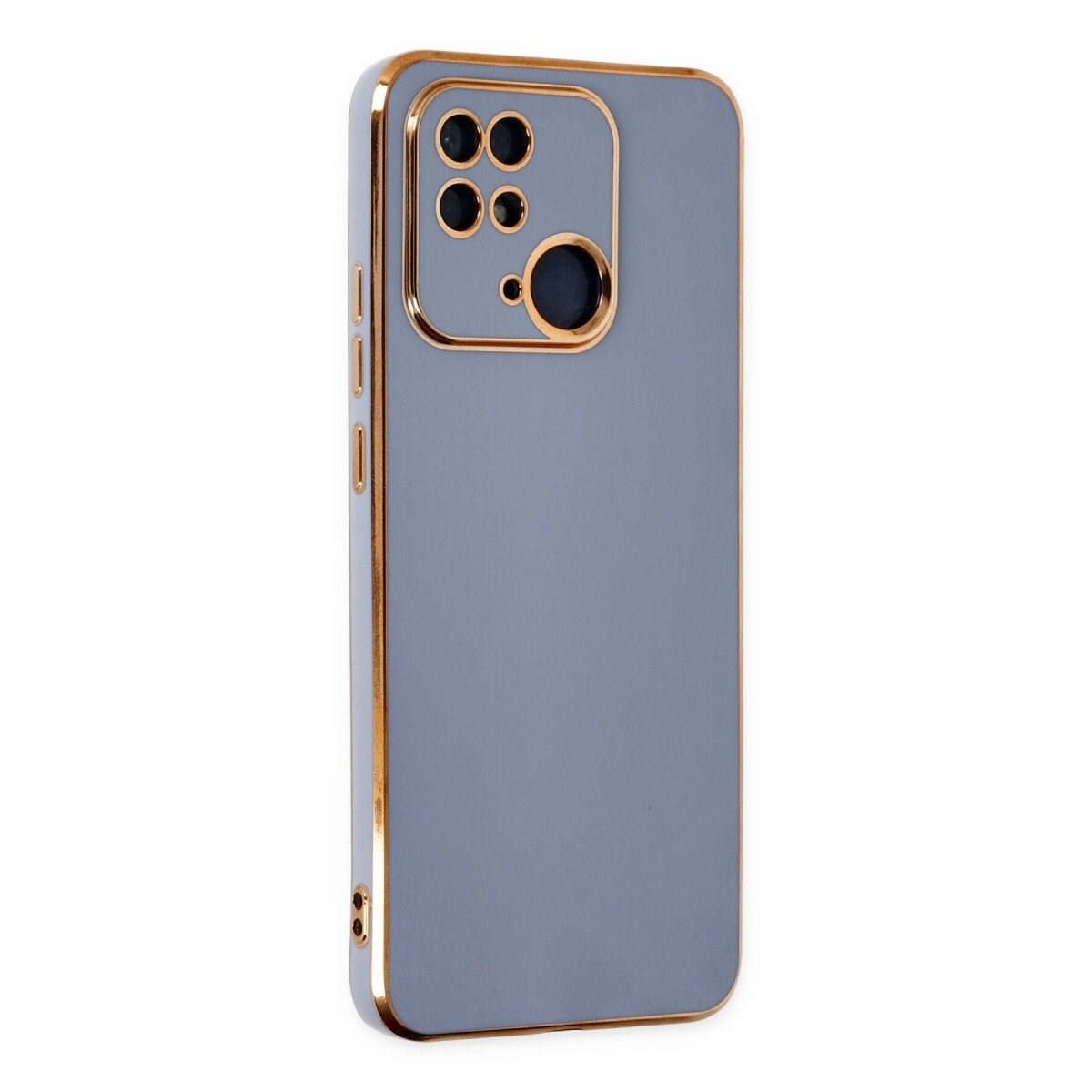 Xiaomi Redmi 10c Kılıf Volet Silikon - Mavi