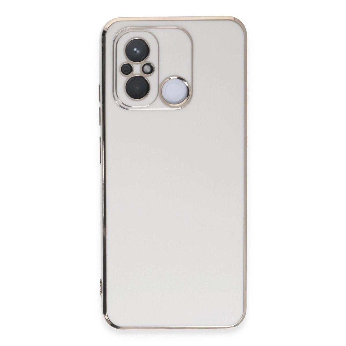 Xiaomi Redmi 12c Kılıf Volet Silikon - Beyaz
