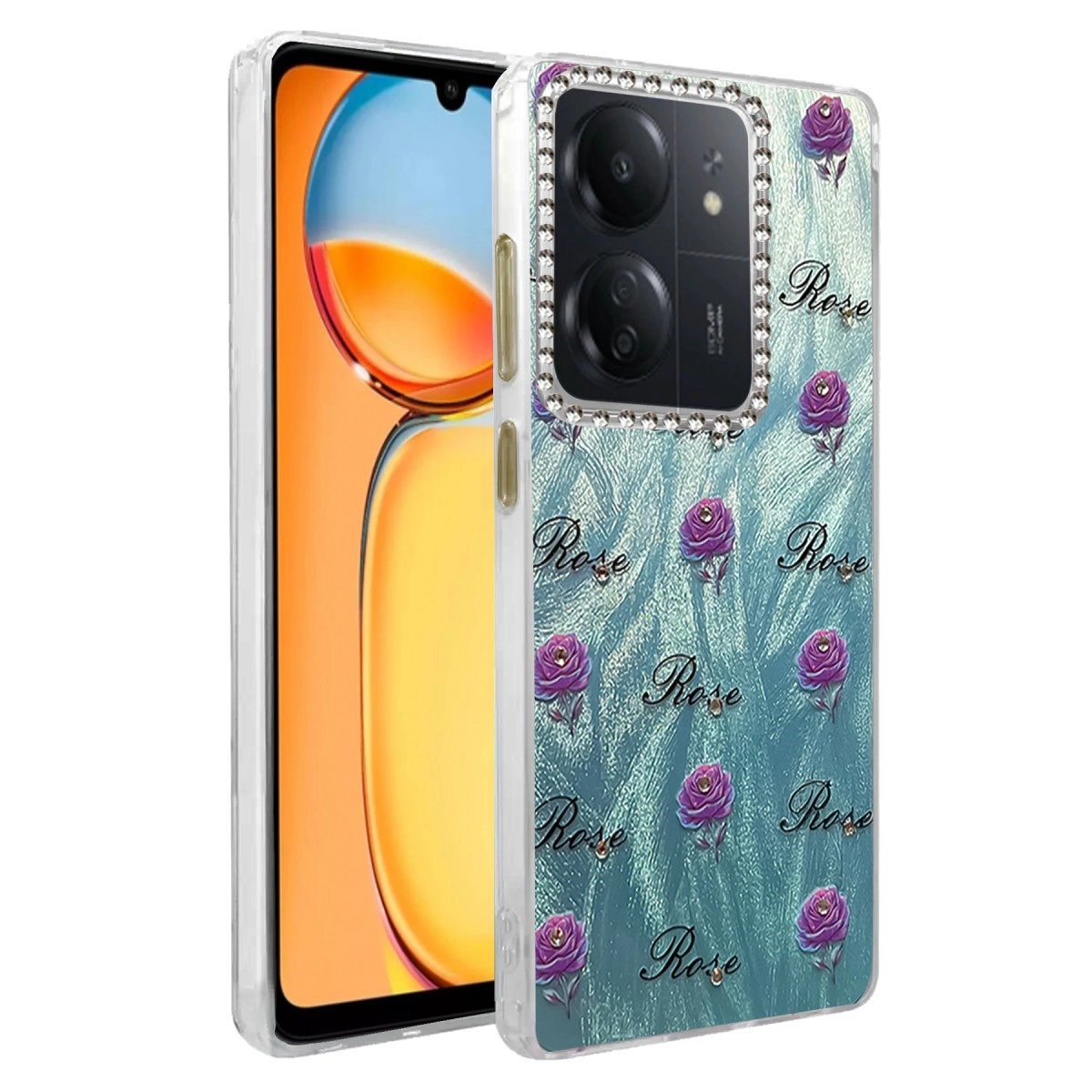 Xiaomi Redmi 13c Kılıf Blade Aynalı Desenli Kapak - Desen 9