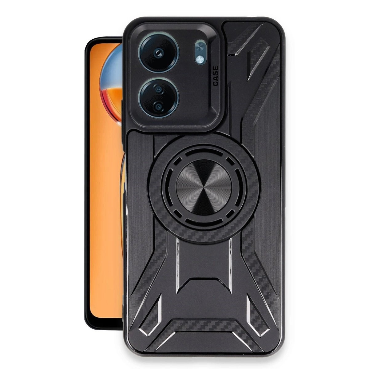 Xiaomi Redmi 13c Kılıf Lincoln Silikon - Siyah