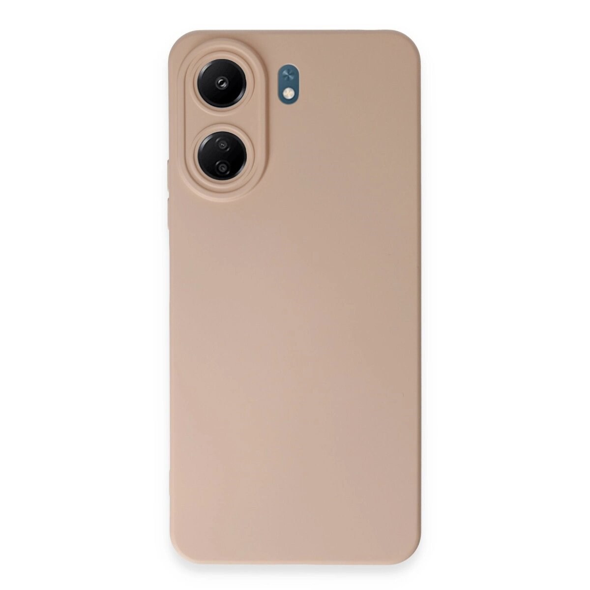Xiaomi Redmi 13c Kılıf Nano İçi Kadife Silikon - Pudra