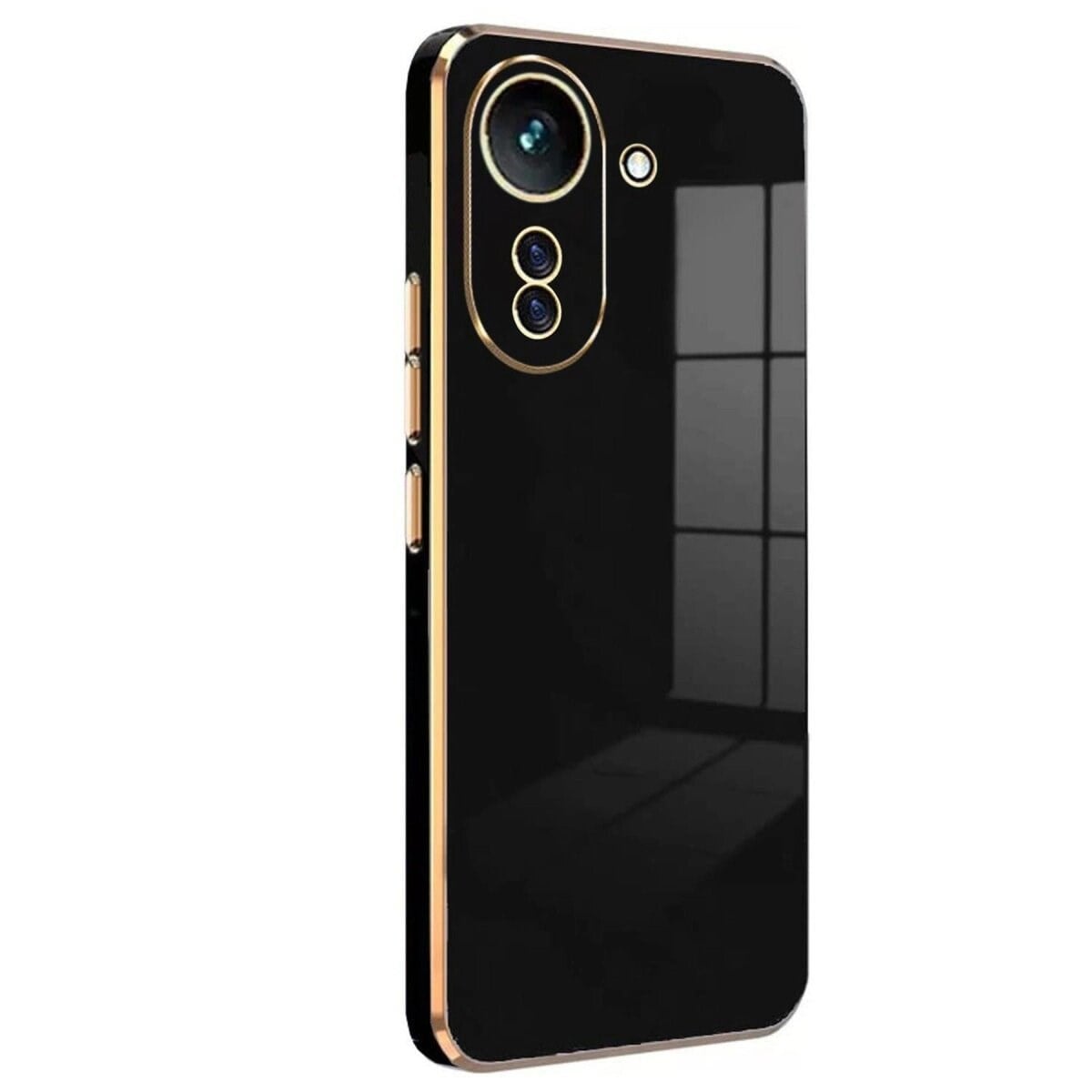 Xiaomi Redmi 13c Kılıf Volet Silikon - Siyah