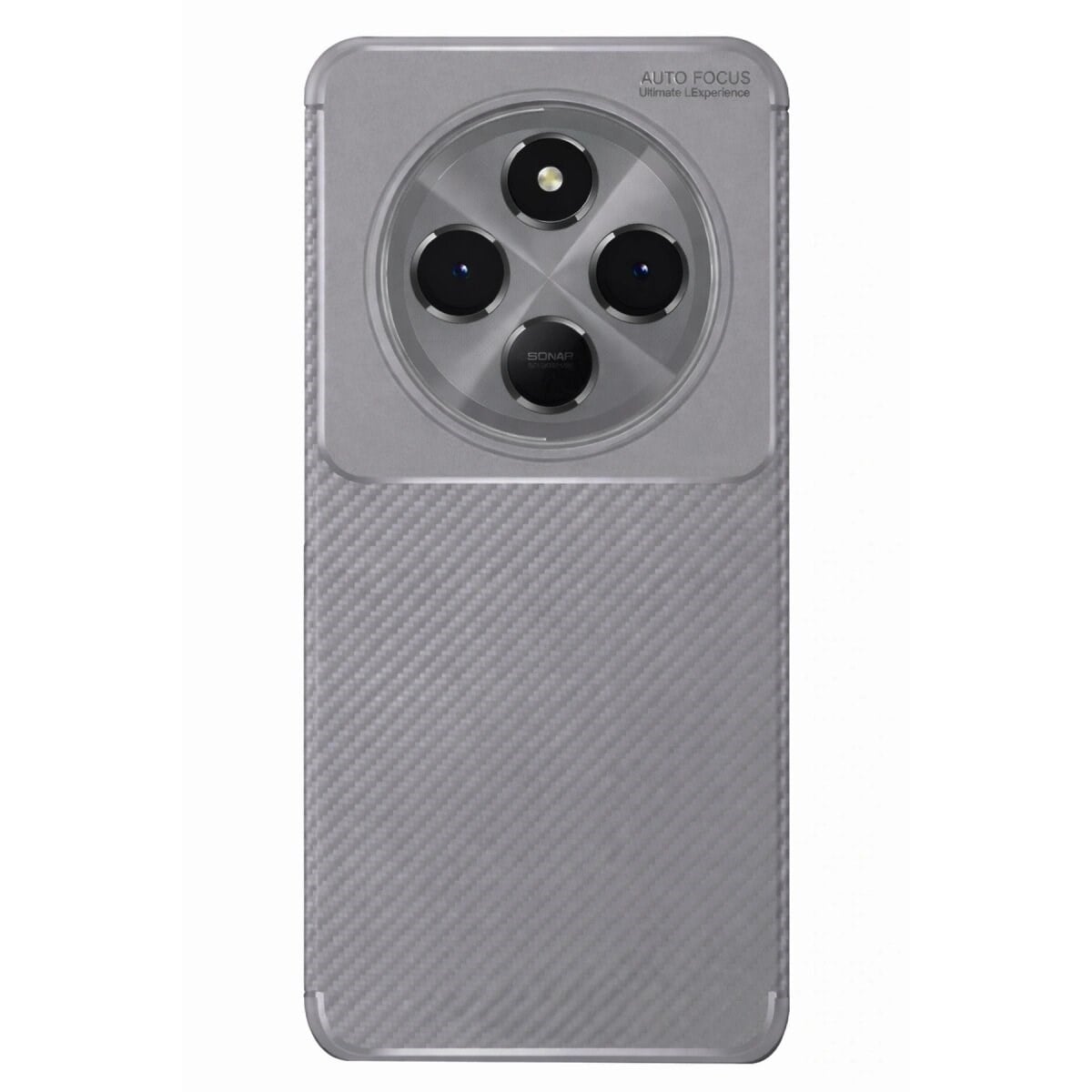 Xiaomi Redmi 14c Kılıf Auto Focus Karbon Kapak - Gri