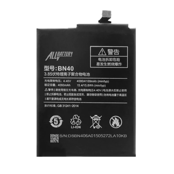 Xiaomi Redmi 4 Pro BN40 Pil Batarya (3G RAM 32G ROM Model)-(1903)