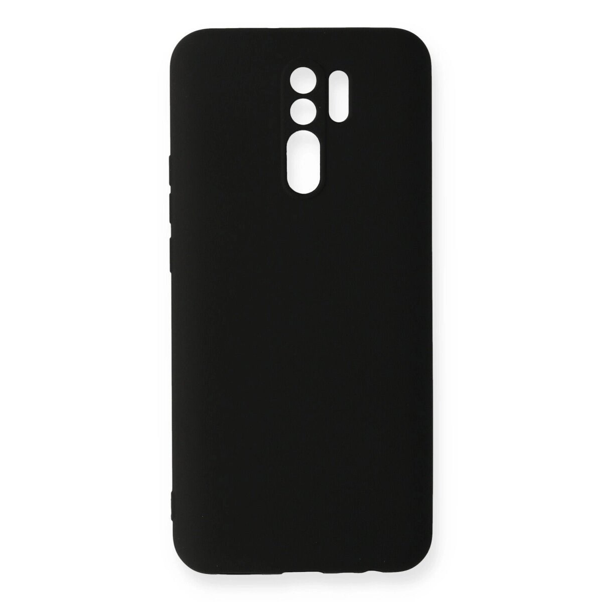 Xiaomi Redmi 9 Kılıf Nano İçi Kadife Silikon - Siyah