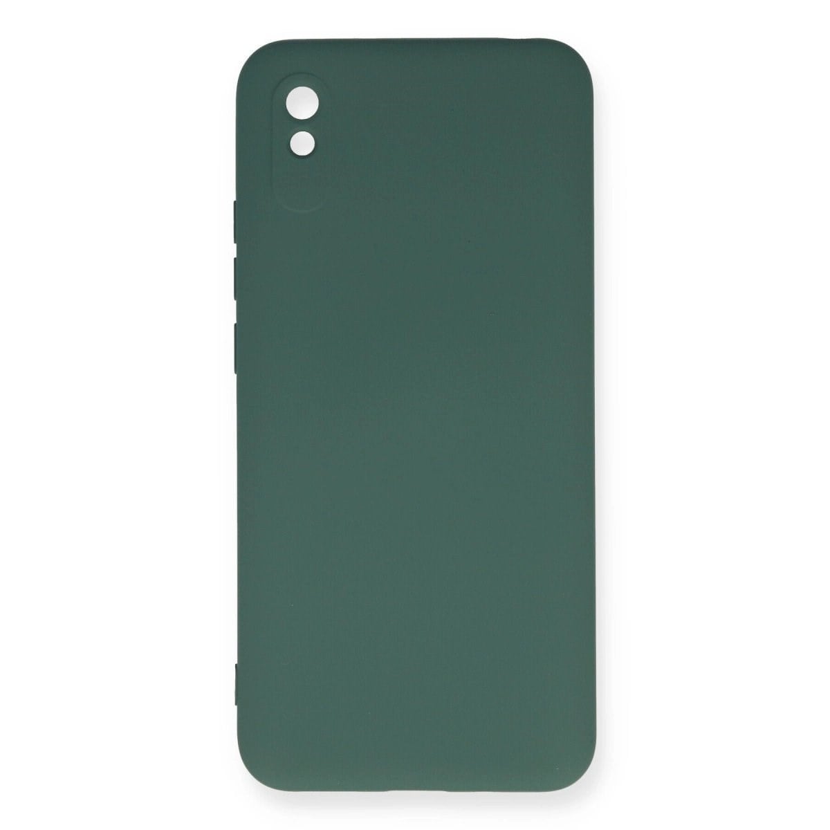 Xiaomi Redmi 9a Kılıf Nano İçi Kadife Silikon - Koyu Yeşil