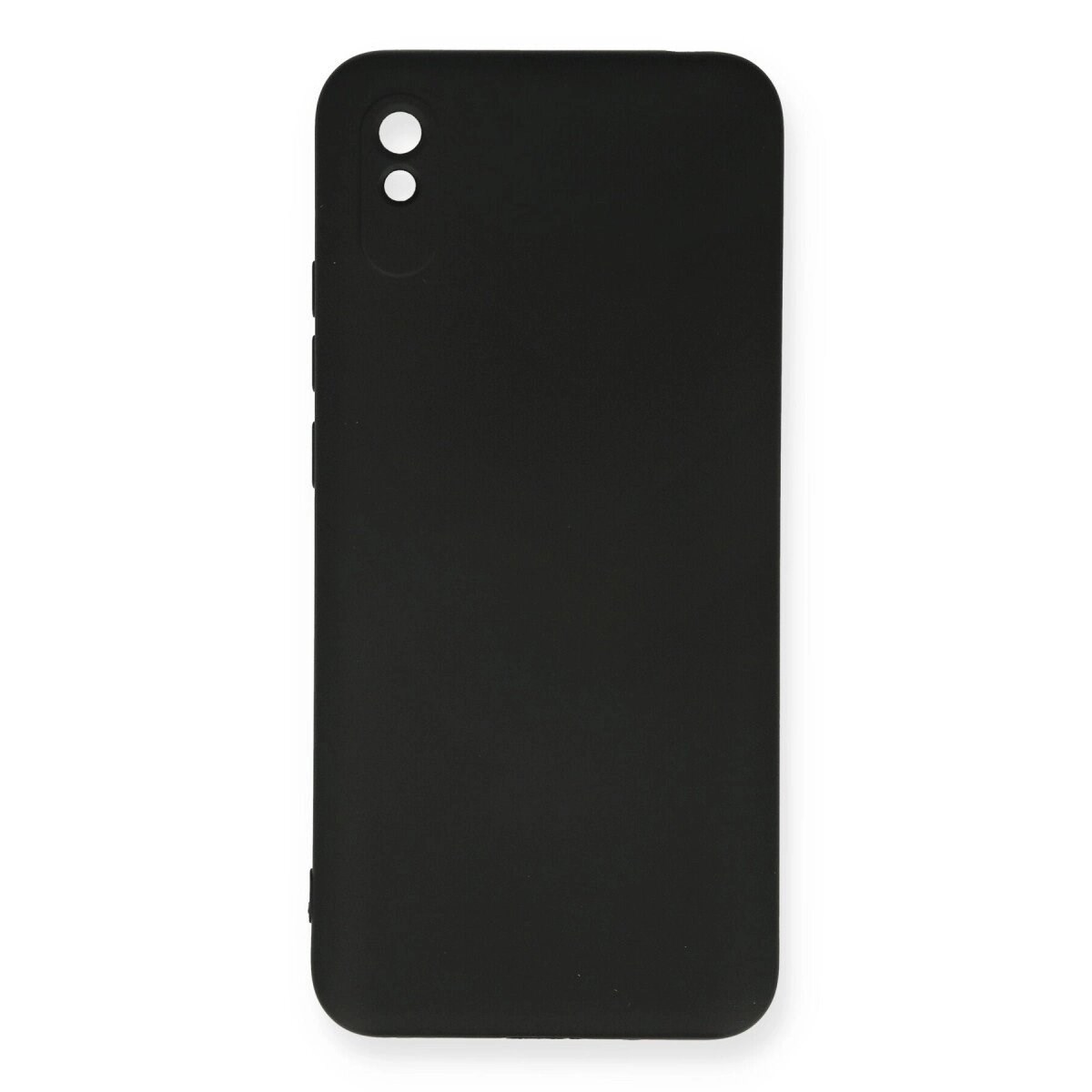 Xiaomi Redmi 9a Kılıf Nano İçi Kadife Silikon - Siyah