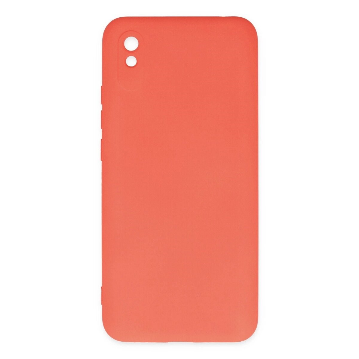 Xiaomi Redmi 9a Kılıf Nano İçi Kadife Silikon - Turuncu