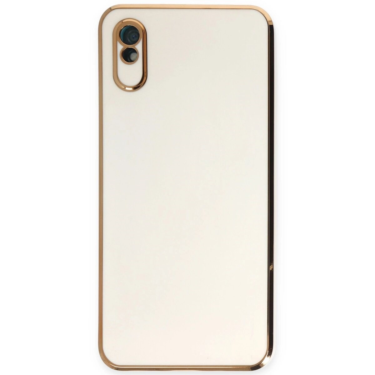 Xiaomi Redmi 9a Kılıf Volet Silikon - Beyaz