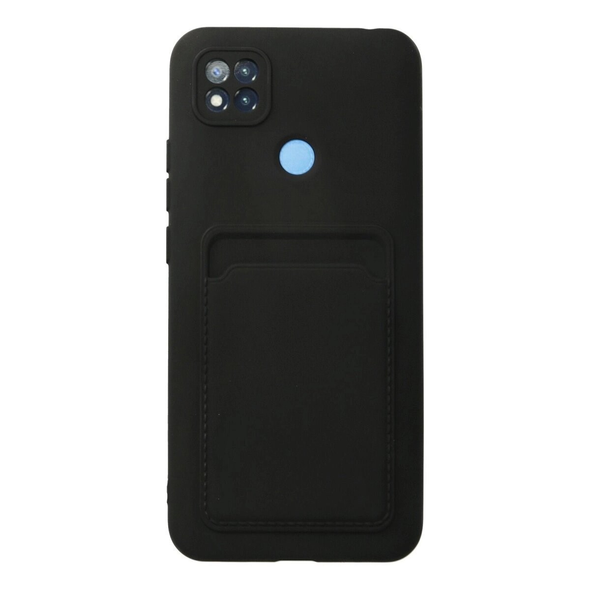 Xiaomi Redmi 9c Kılıf Kelvin Kartvizitli Silikon - Siyah