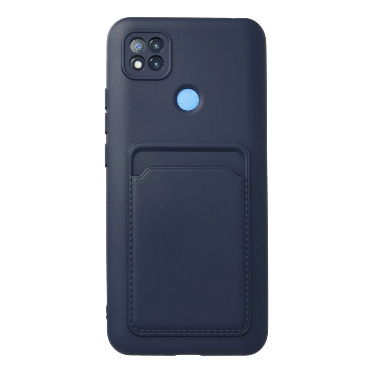 Xiaomi Redmi 9c Kılıf Kelvin Kartvizitli Silikon - Lacivert