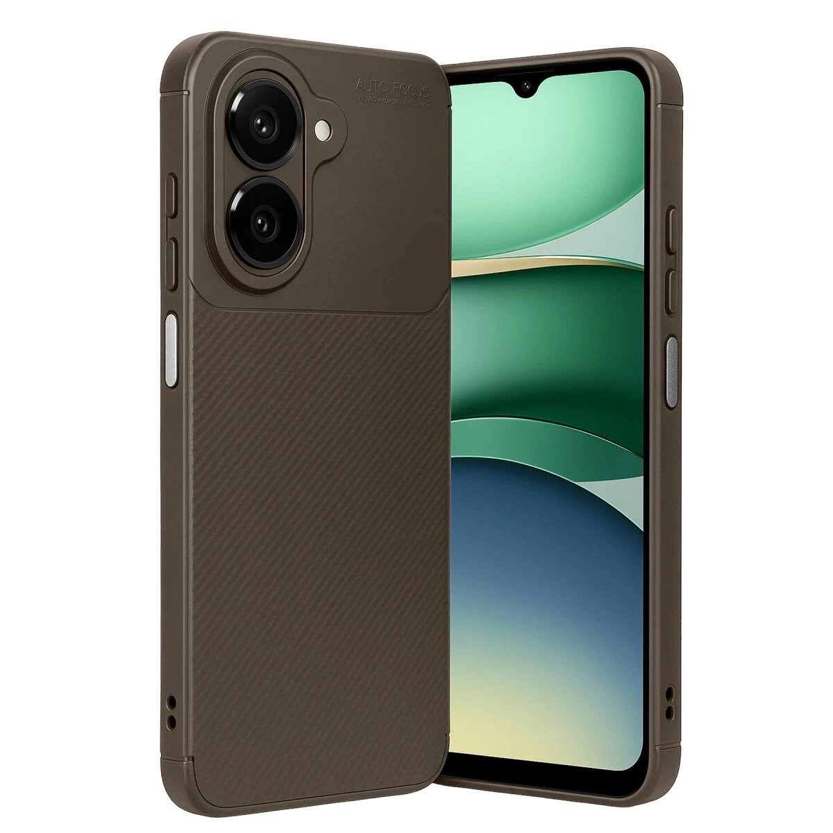 Xiaomi Redmi A5 4g Auto Focus Karbon Kapak - Kahverengi