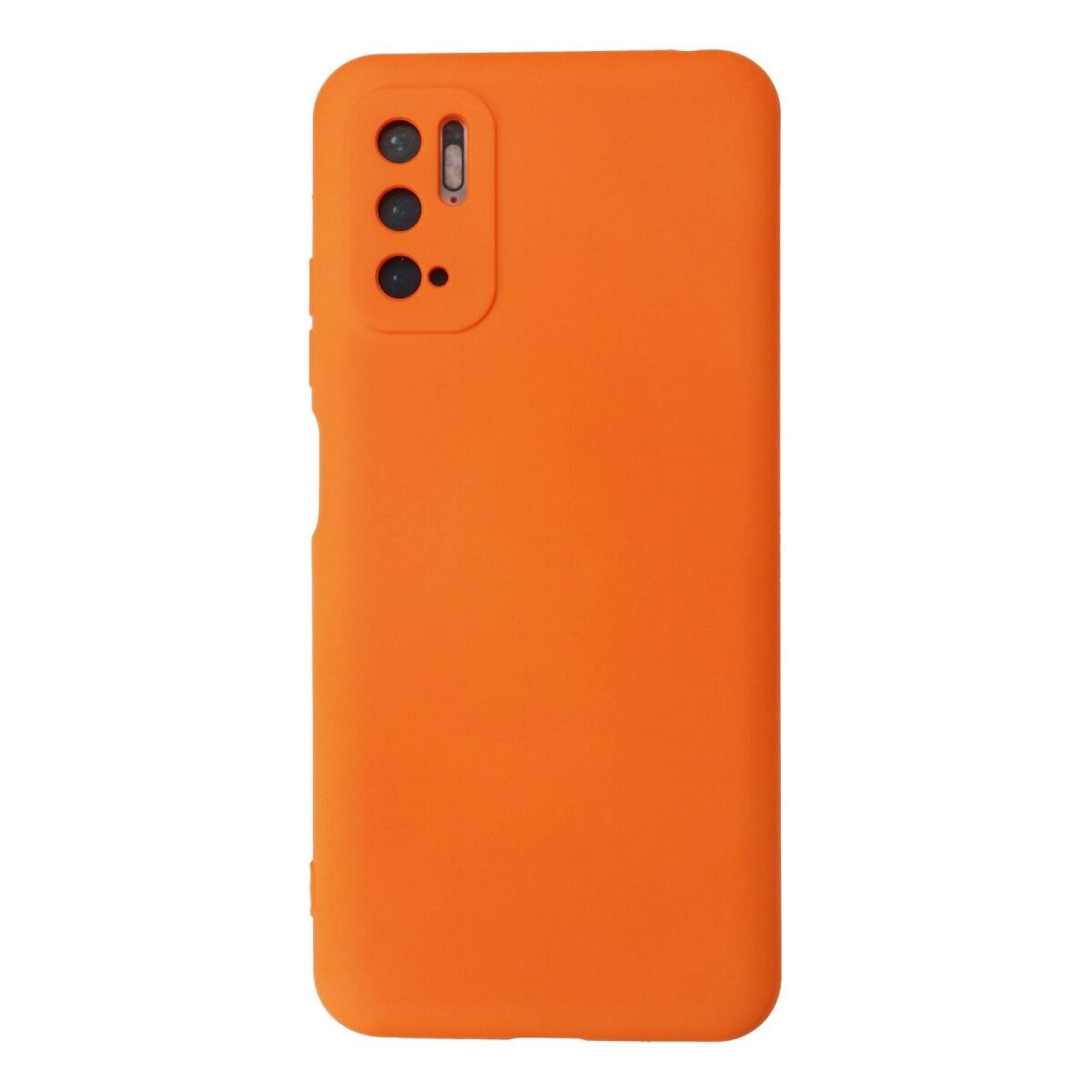 Xiaomi Redmi Note 10 5g Kılıf Nano İçi Kadife Silikon - Turuncu