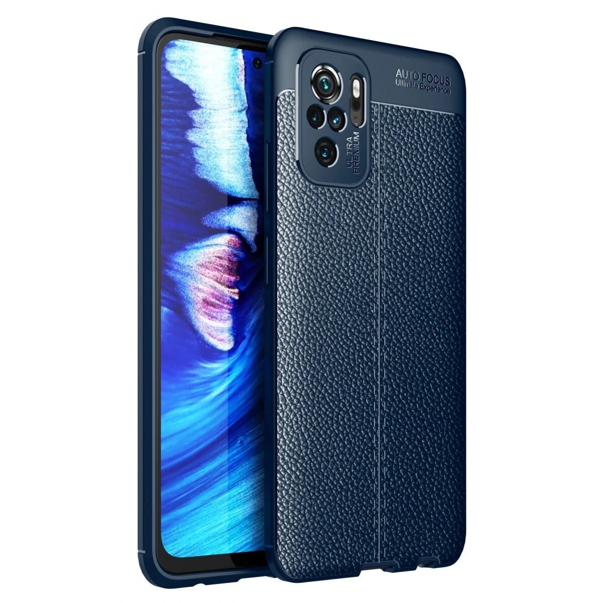 Xiaomi Redmi Note 10 Kılıf Auto Focus Kapak - Lacivert