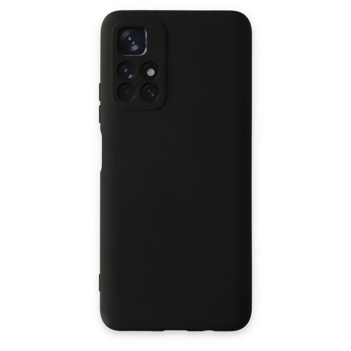 Xiaomi Redmi Note 11t Kılıf Nano İçi Kadife Silikon - Siyah