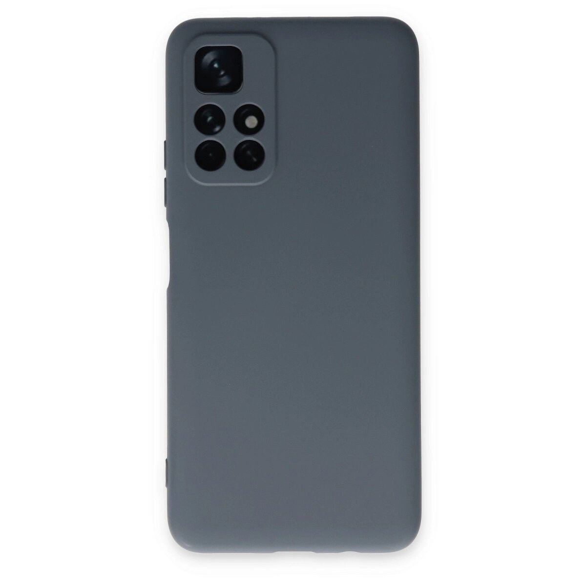 Xiaomi Redmi Note 11t Kılıf Nano İçi Kadife Silikon - Gri