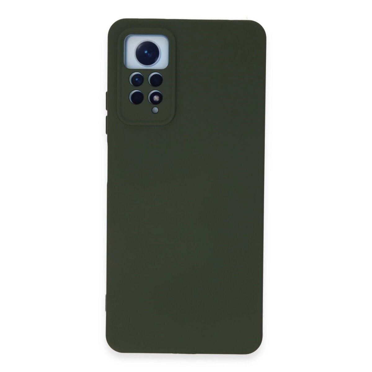 Xiaomi Redmi Note 12 Pro 4g Kılıf Nano İçi Kadife Silikon - Koyu Yeşil
