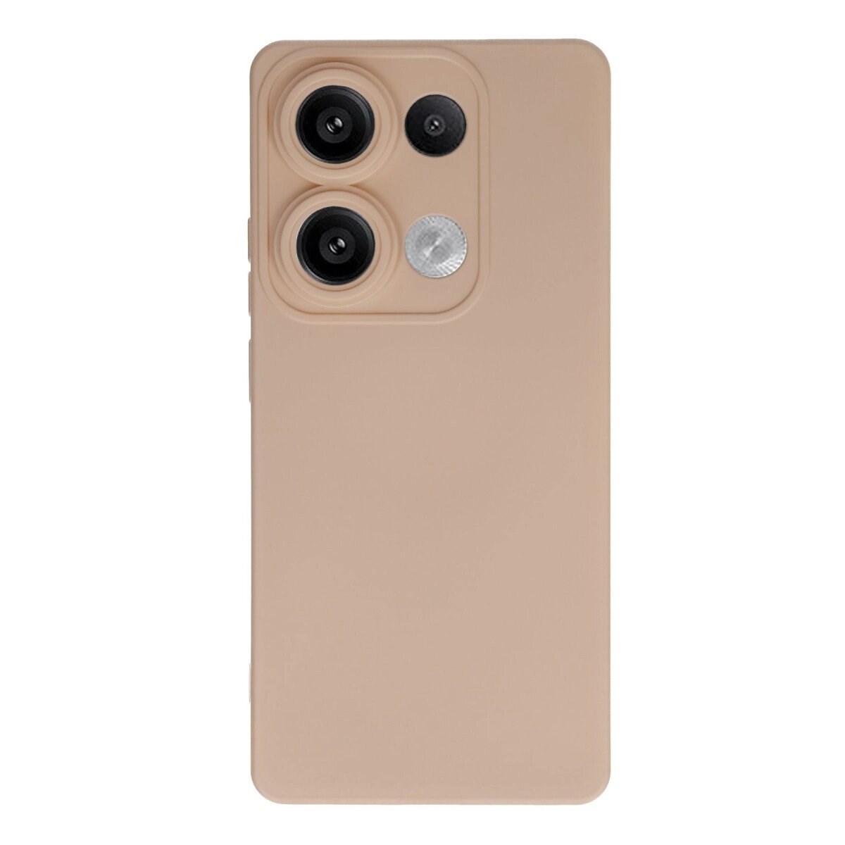 Xiaomi Redmi Note 13 4g Kılıf Nano İçi Kadife Silikon - Pudra