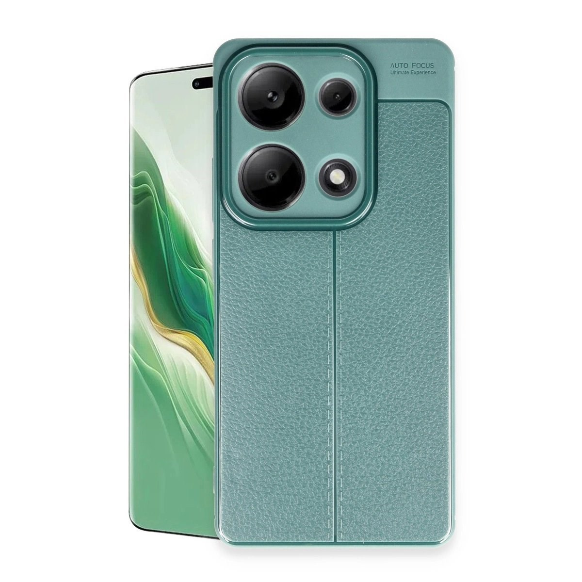 Xiaomi Redmi Note 13 Pro 4g Kılıf Auto Focus Kapak - Koyu Yeşil
