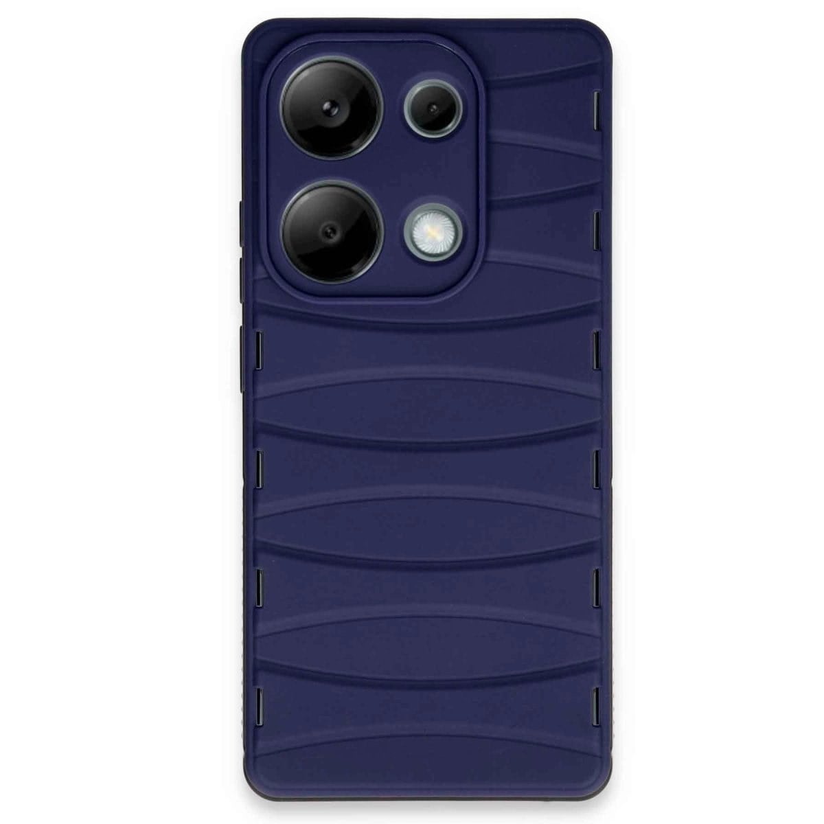 Xiaomi Redmi Note 13 Pro 4g Kılıf Bibercas Silikon Kapak - Lacivert