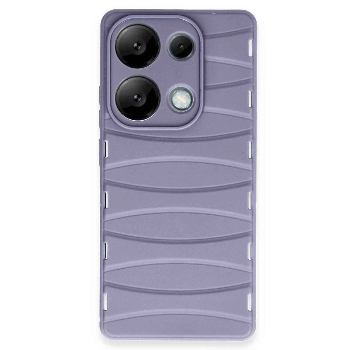 Xiaomi Redmi Note 13 Pro 4g Kılıf Bibercas Silikon Kapak - Lila
