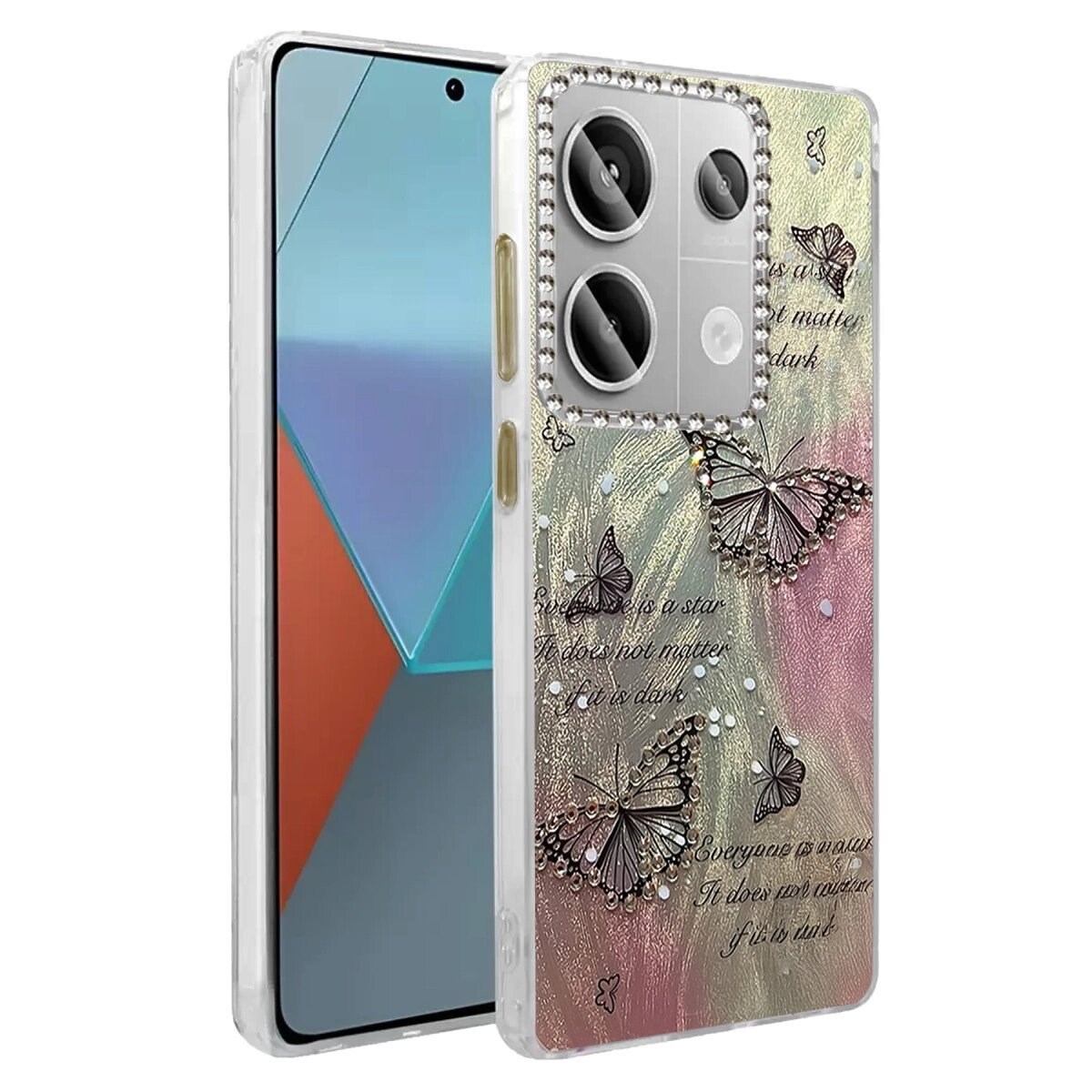 Xiaomi Redmi Note 13 Pro 4g Kılıf Blade Aynalı Desenli Kapak - Desen 6