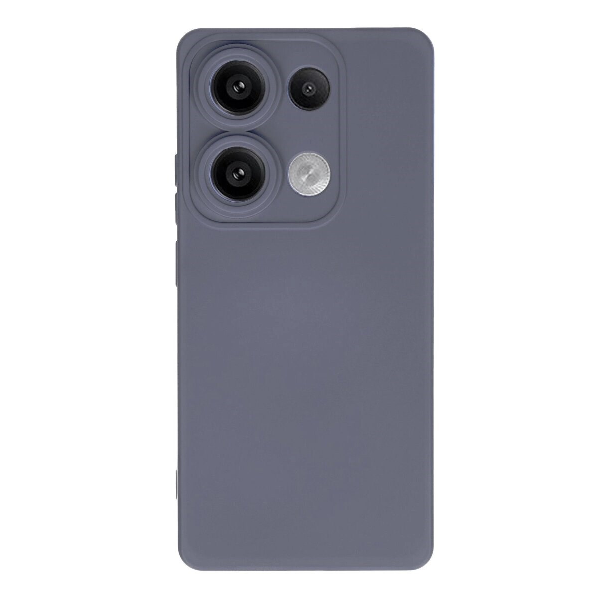 Xiaomi Redmi Note 13 Pro 4g Kılıf Nano İçi Kadife Silikon - Gri