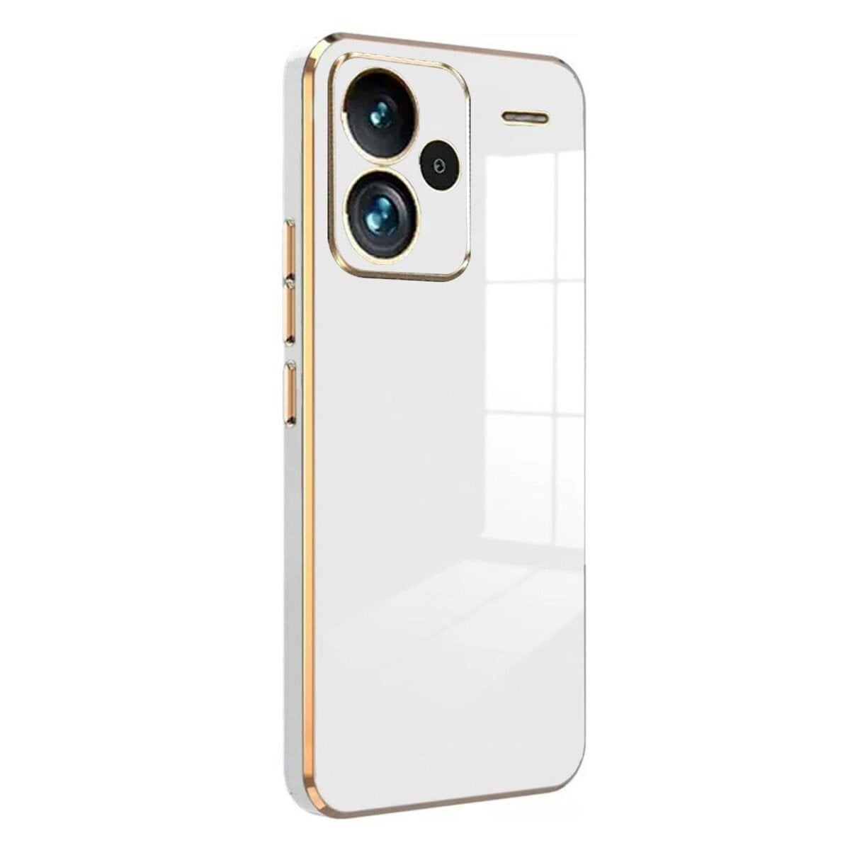 Xiaomi Redmi Note 13 Pro Plus Kılıf Volet Silikon - Beyaz