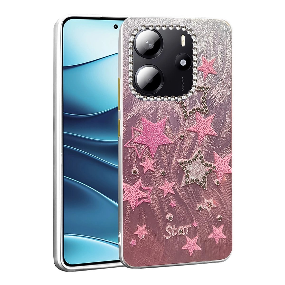 Xiaomi Redmi Note 14 4g Kılıf Blade Aynalı Desenli Kapak - Desen 7