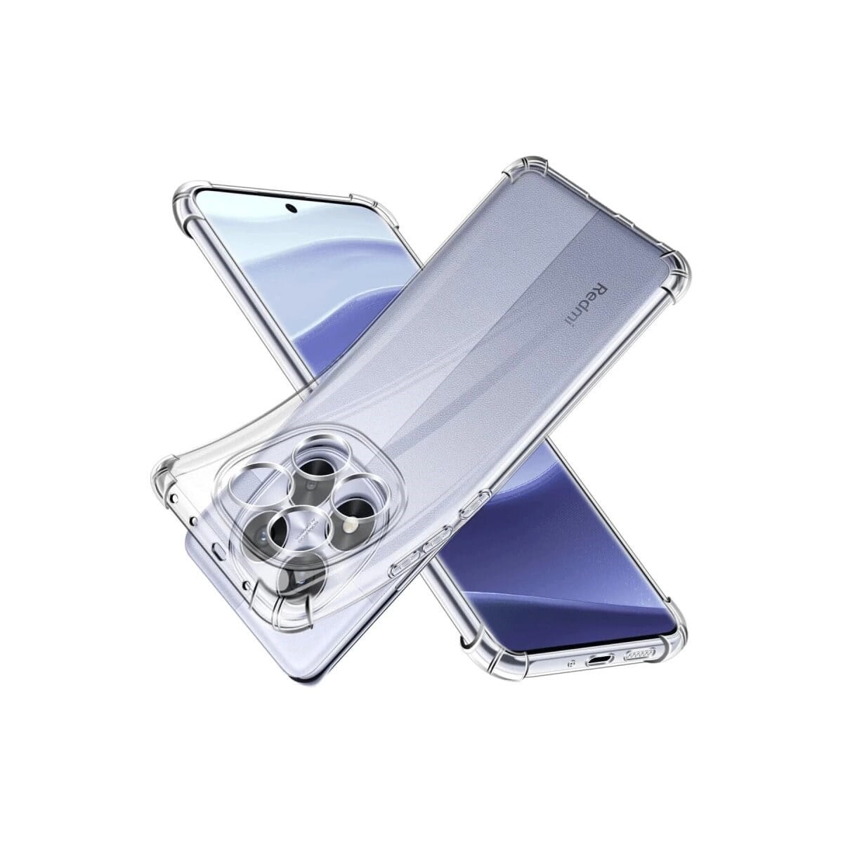 Xiaomi Redmi Note 14 Pro 5g Kılıf Lüx Şeffaf Silikon