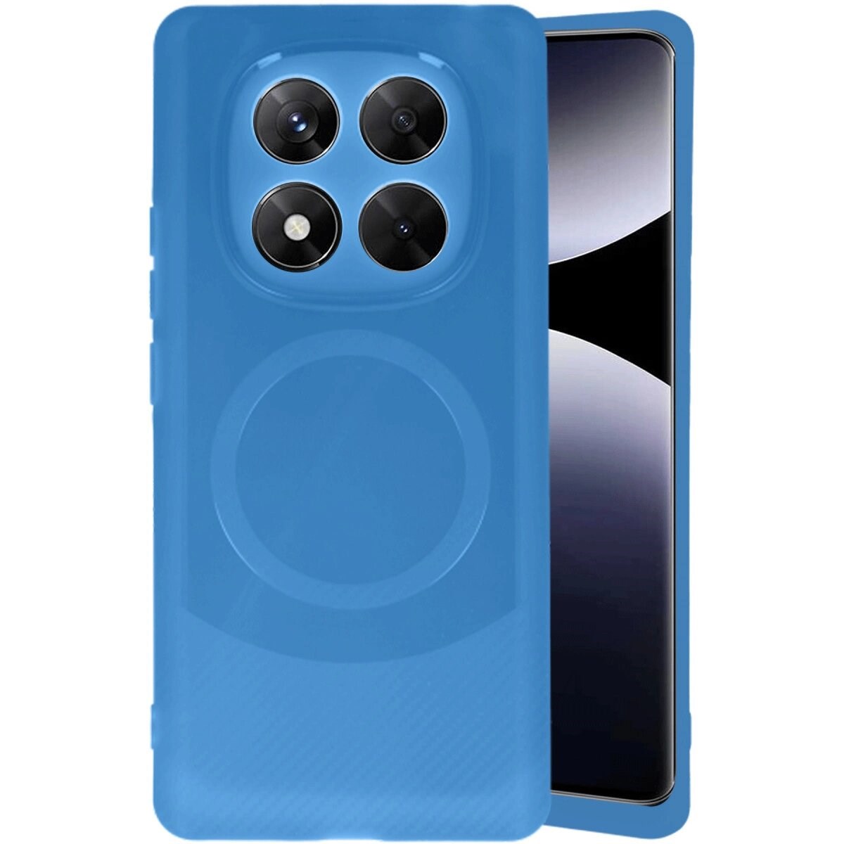 Xiaomi Redmi Note 14 Pro 5g Kılıf Maya Karbon Kapak - Lacivert