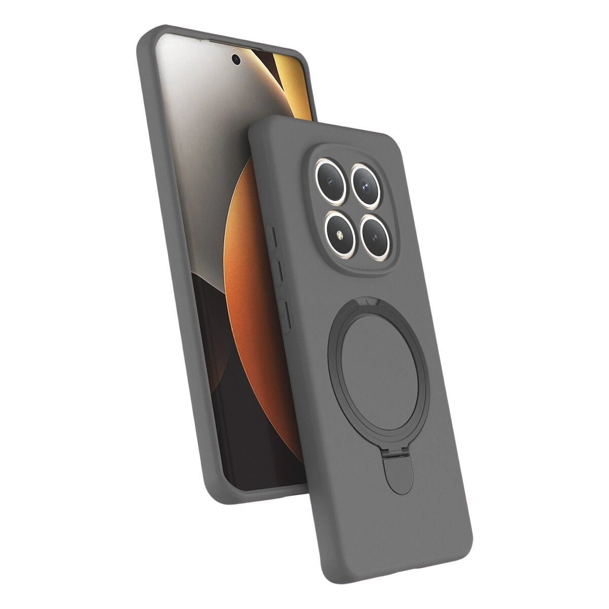 Xiaomi Redmi Note 15 4g Regal Magsafe Standlı Kapak - Titan Gri