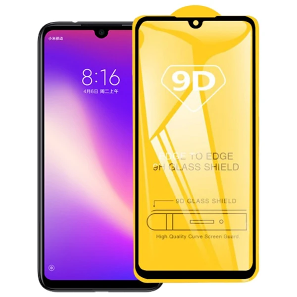 Xiaomi Redmi Note 7  9D Full Glue Tempered Cam Ekran Koruyucu-(1903)