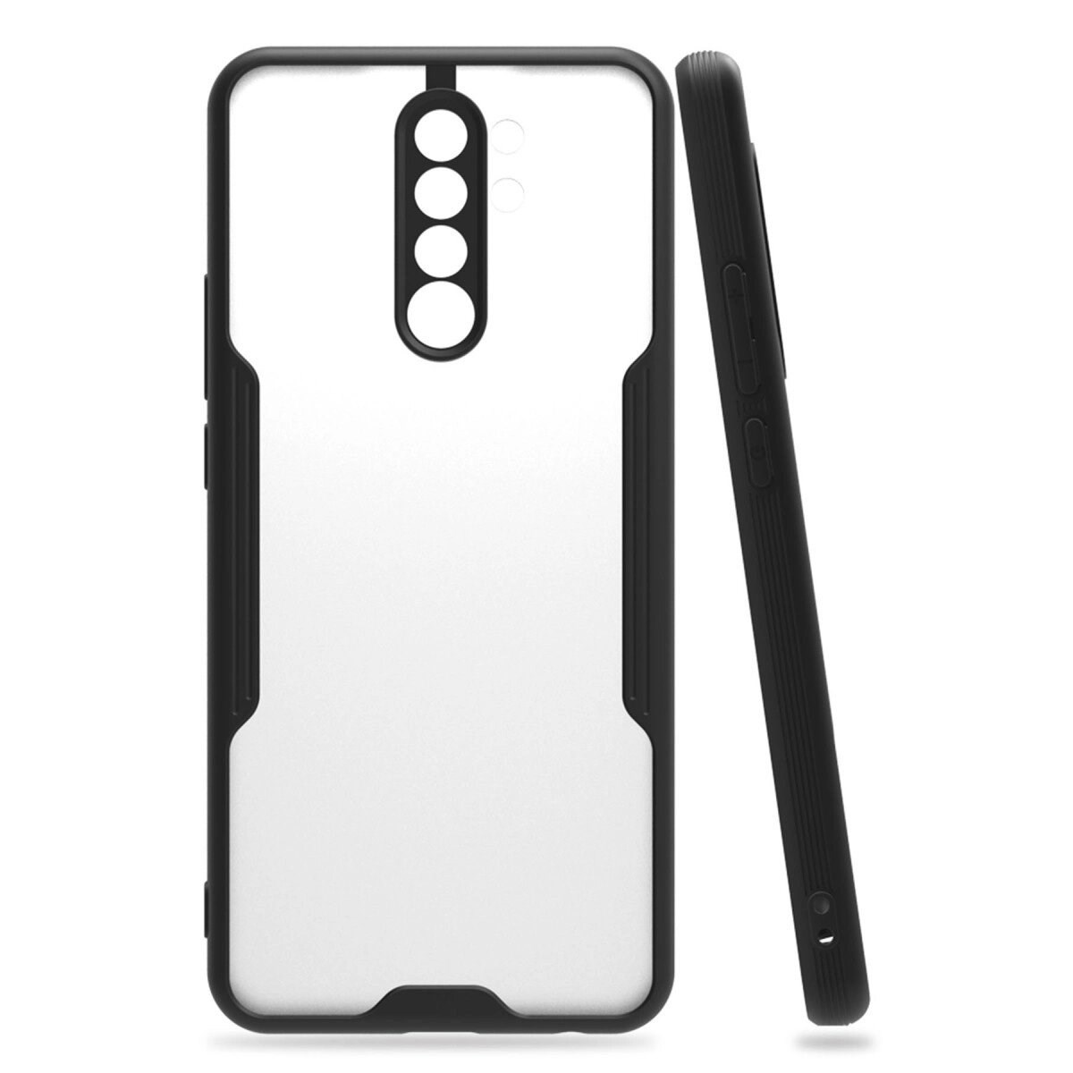 Xiaomi Redmi Note 8 Pro Kılıf Platin Silikon - Siyah