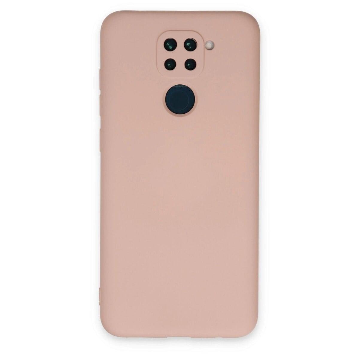 Xiaomi Redmi Note 9 Kılıf Nano İçi Kadife Silikon - Pudra