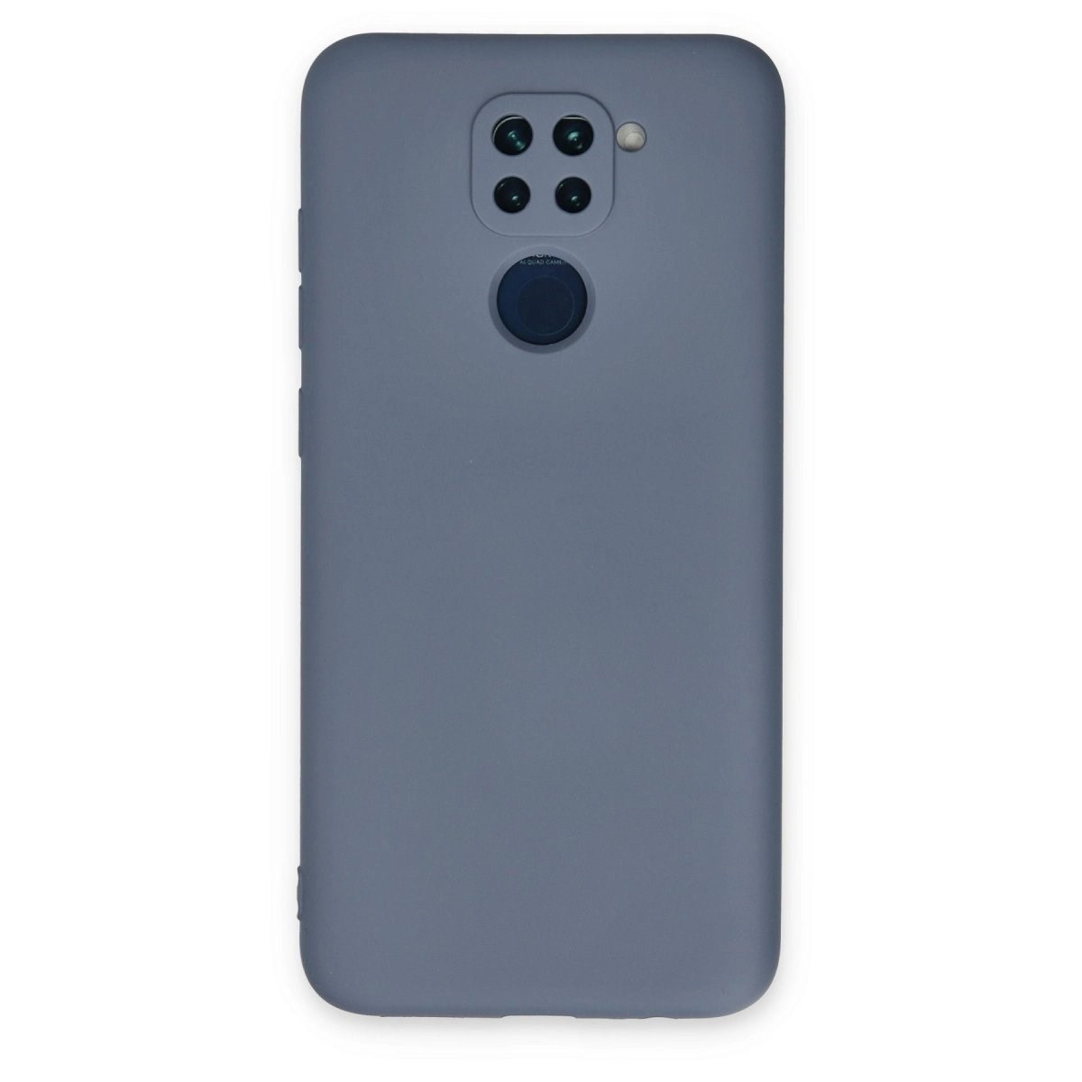 Xiaomi Redmi Note 9 Kılıf Nano İçi Kadife Silikon - Gri