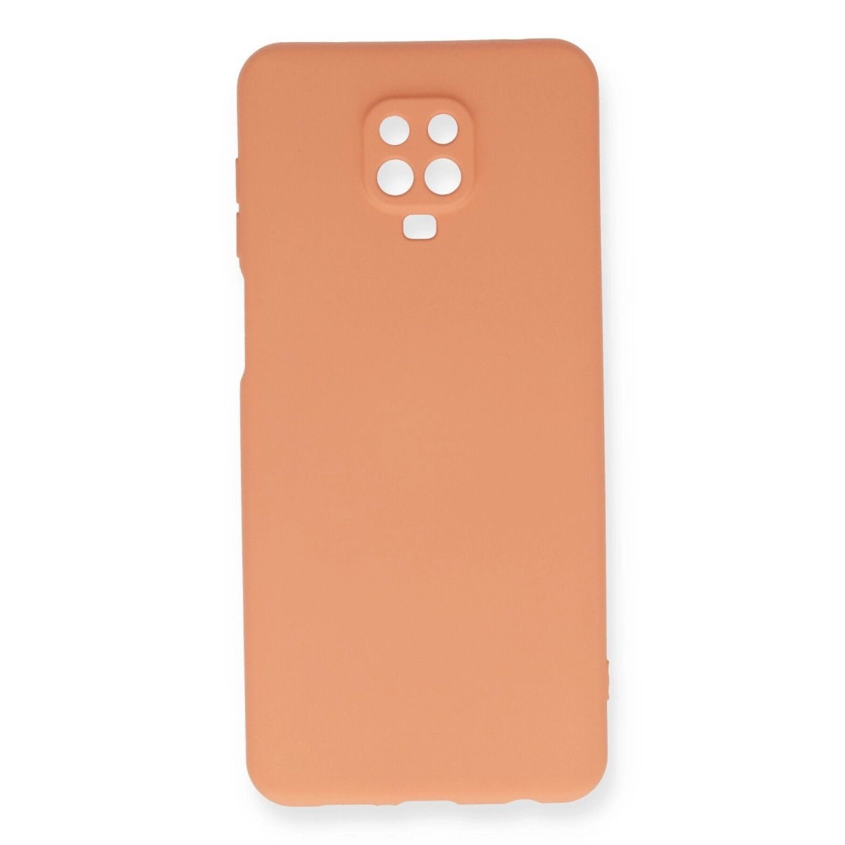 Xiaomi Redmi Note 9 Pro Kılıf Nano İçi Kadife Silikon - Turuncu