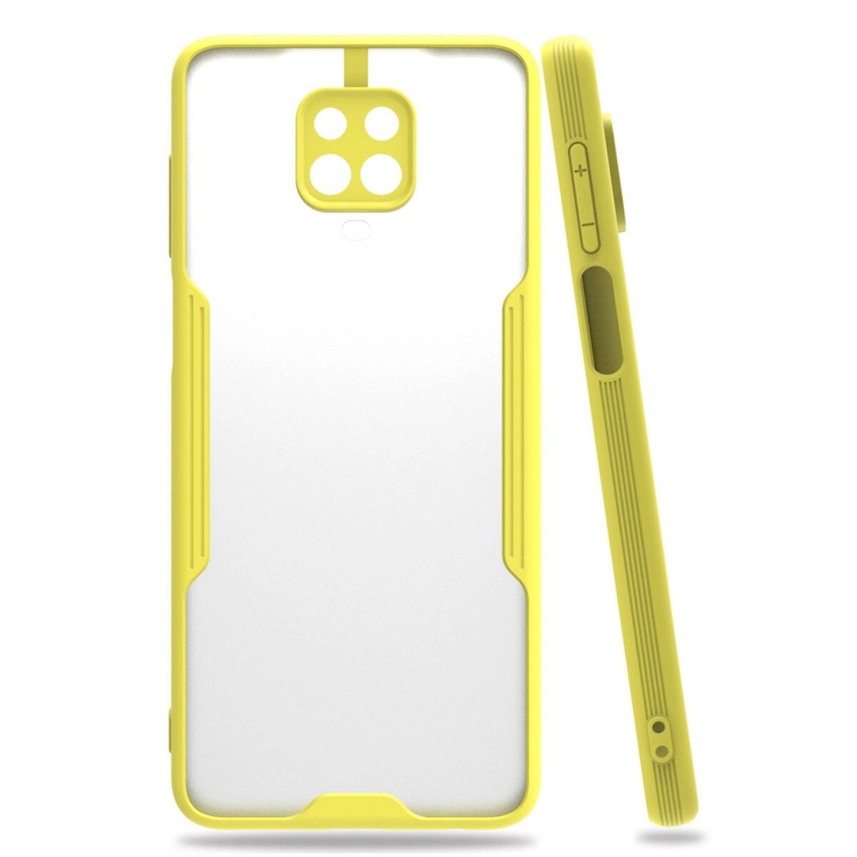 Xiaomi Redmi Note 9s Kılıf Platin Silikon - Sarı