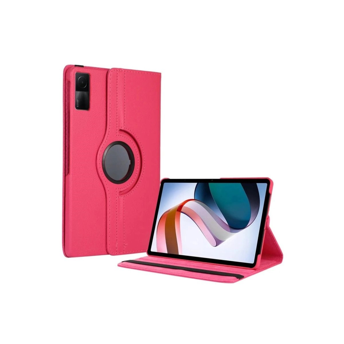 Xiaomi Redmi Pad Se 4g Kılıf 360 Tablet Deri Kılıf - Pembe