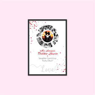 Sevgililer Günü Hediyesi - Kişiye Özel Hediyelik Çerçeveli Tablo