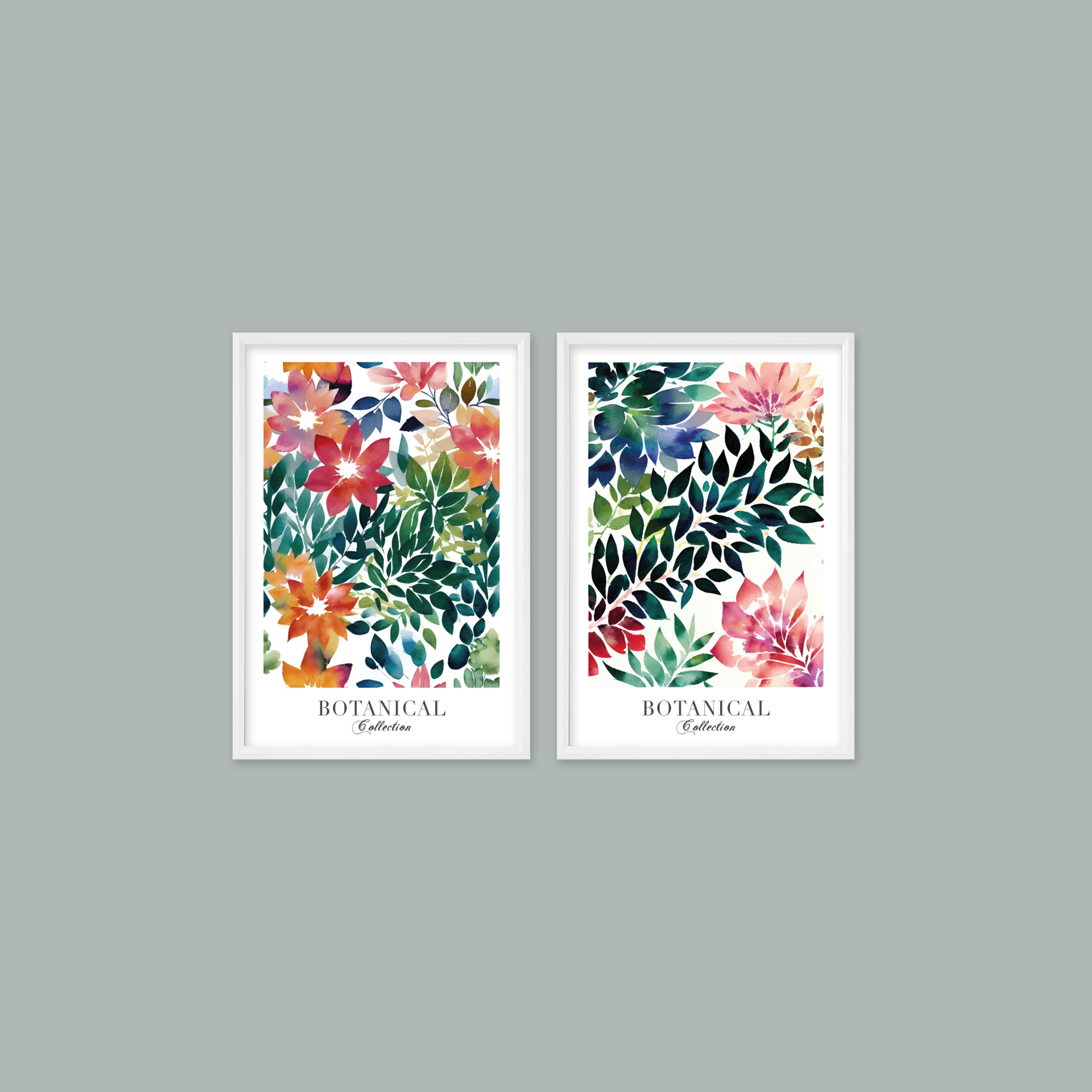 Banyolara Özel - Botanical Collection 2'li Tablo Seti