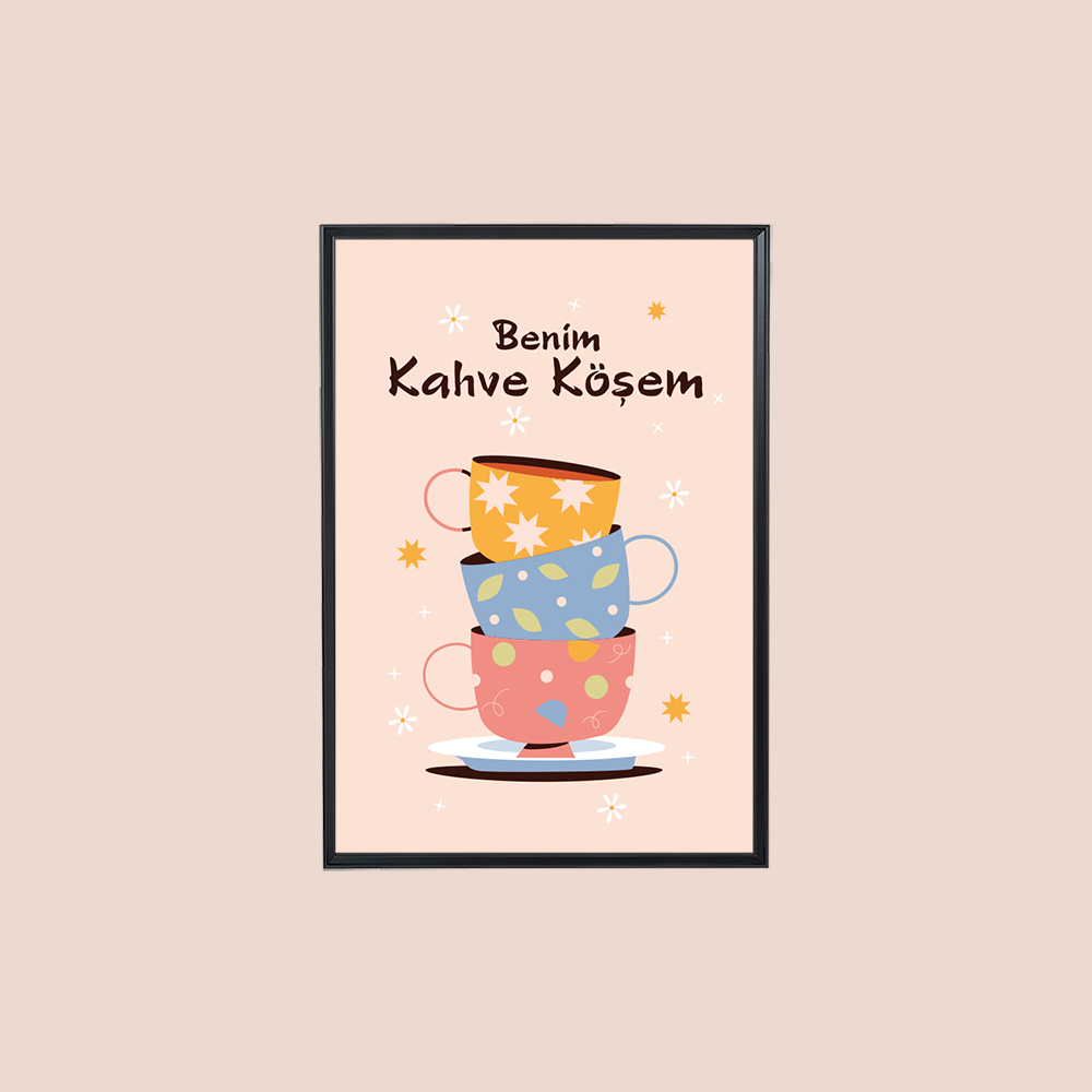 Benim Kahve Köşem A3 Tablo