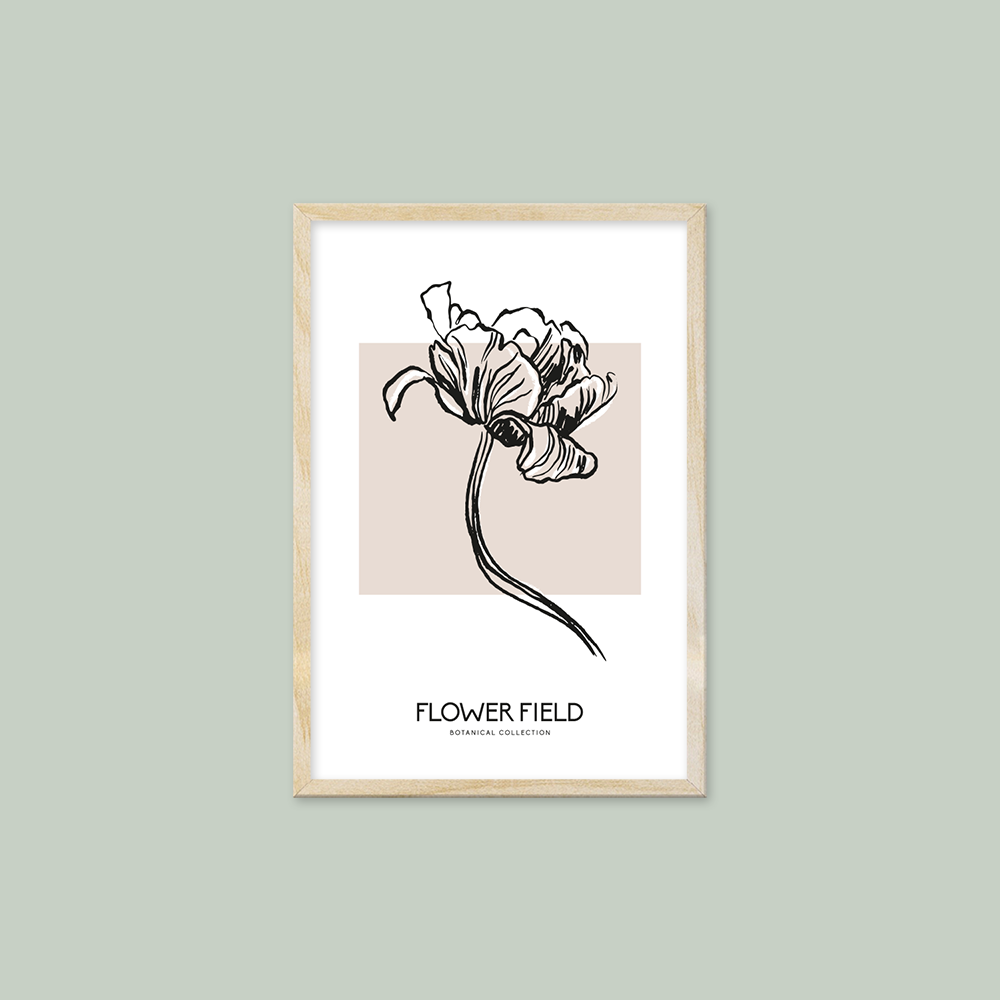 Flower Field A3 Tablo