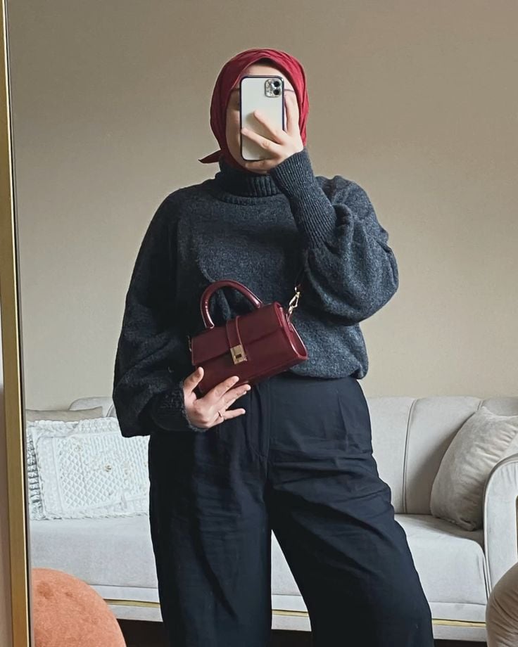 İlham Arayanlara: Pinterest’te Bordo Kombinler