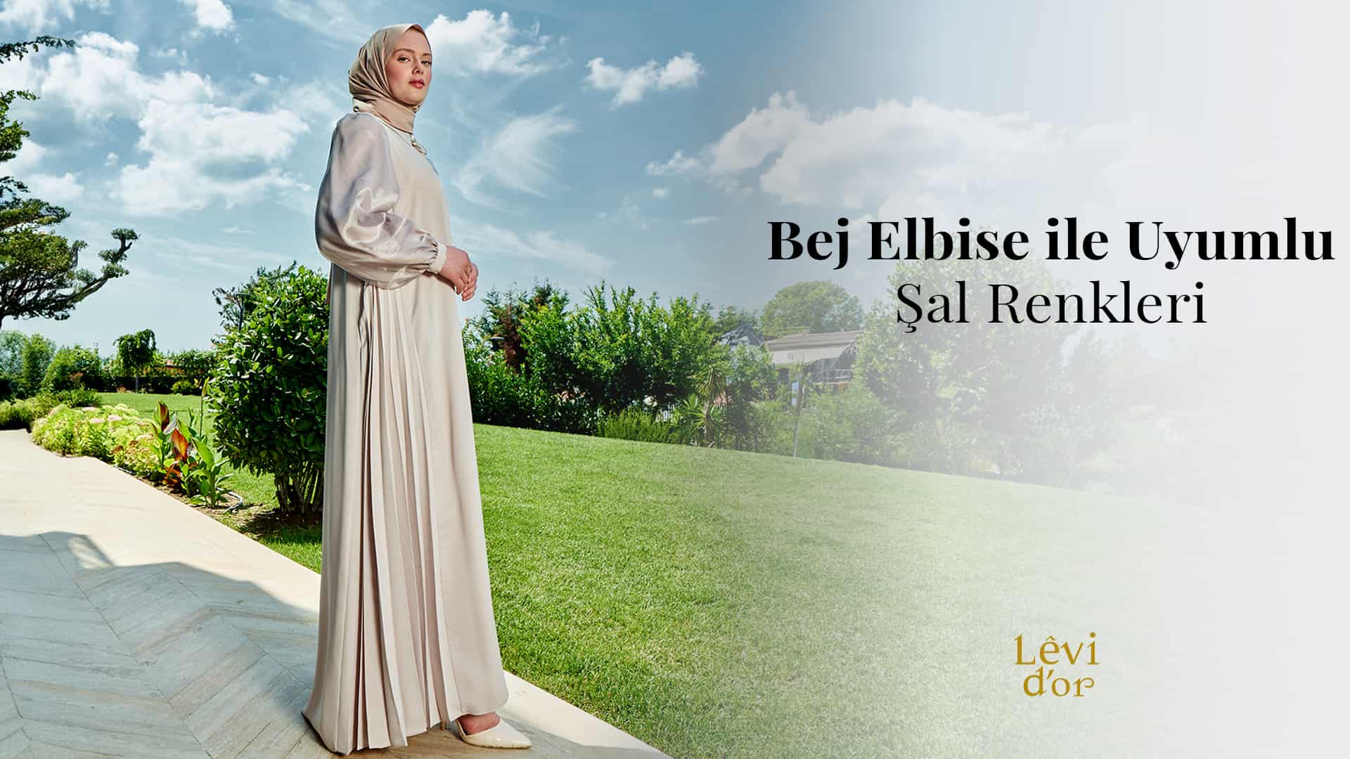 Bej elbise hangi renk şal gider
