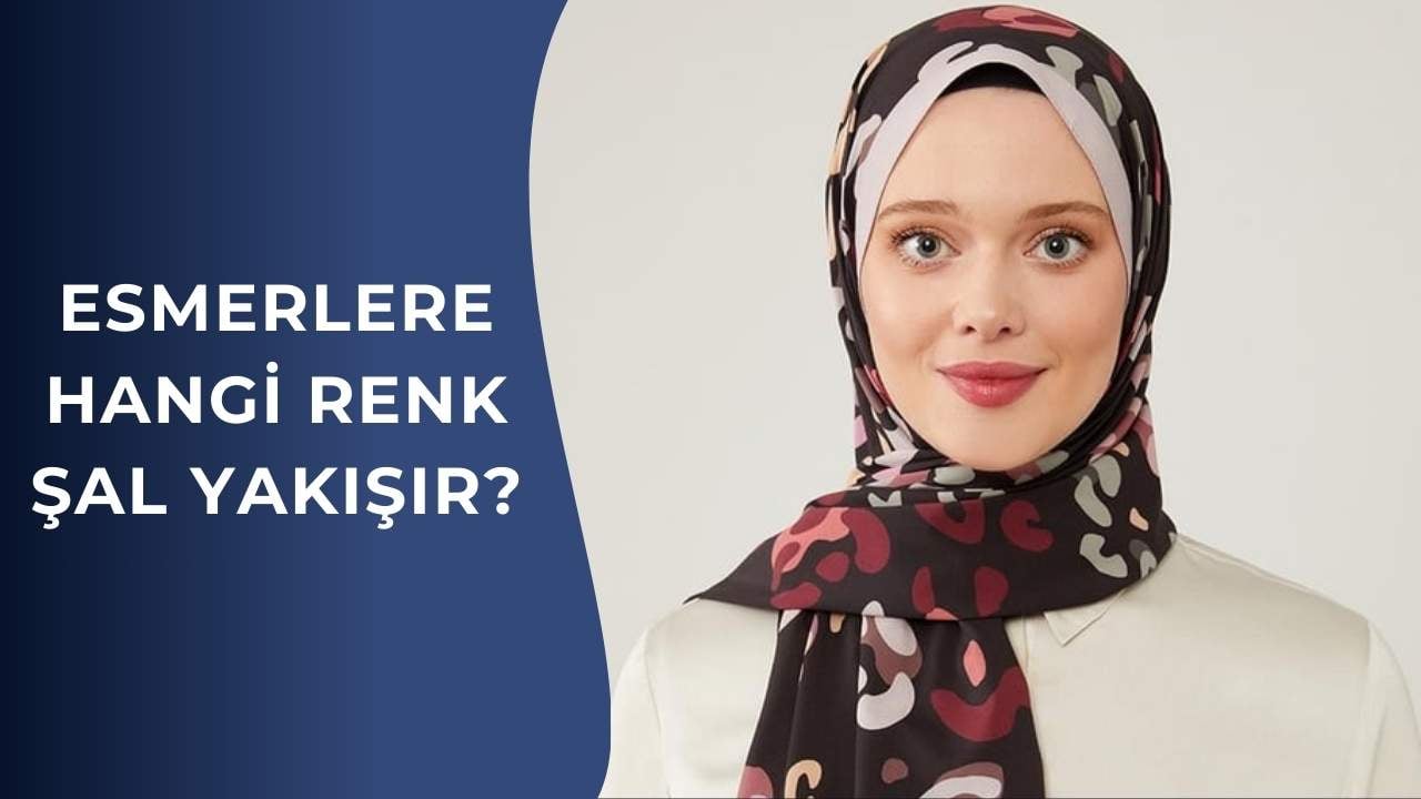 esmerlere yakışan şal rengi