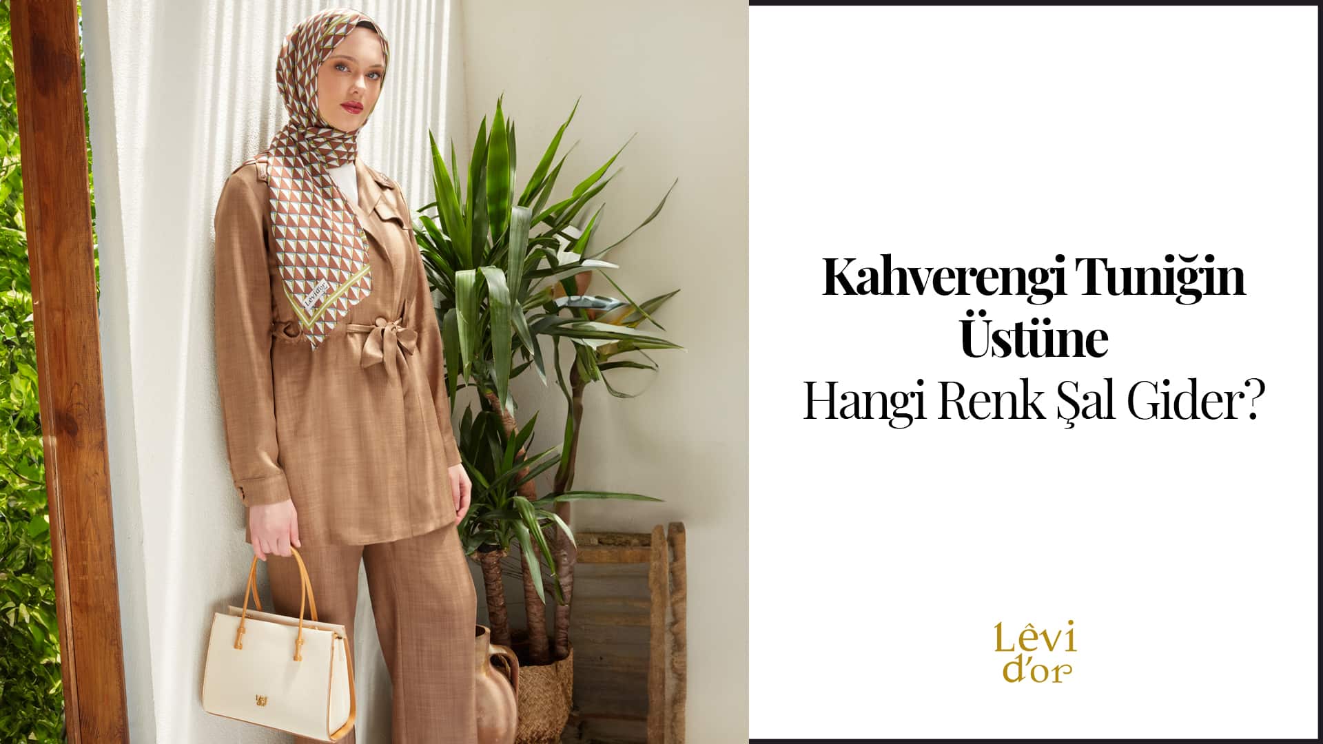 Kahverengi Tuniğin Üstüne Hangi Renk Şal Gider