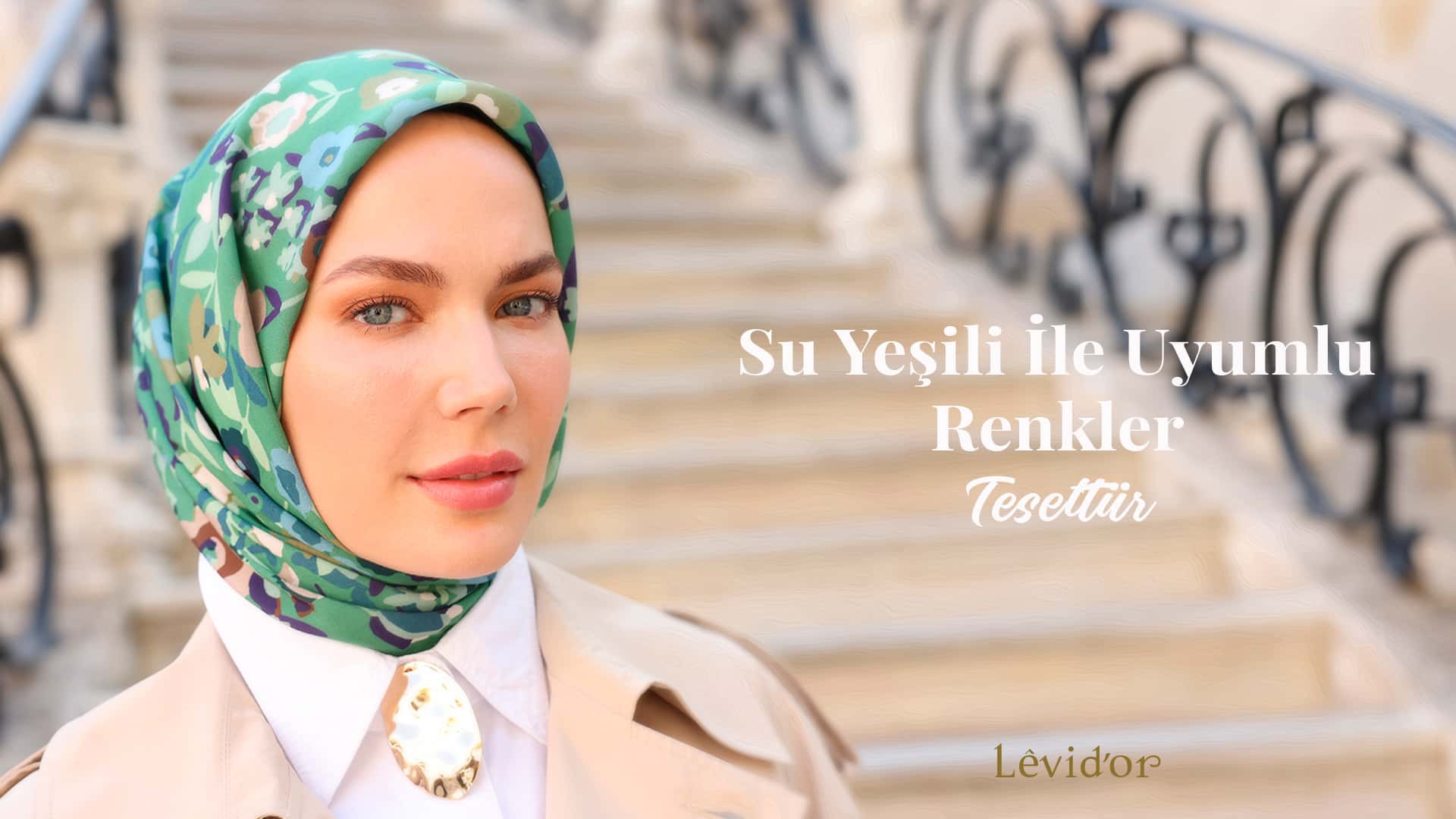 Su Yeşili ile Uyumlu Renkler Tesettür