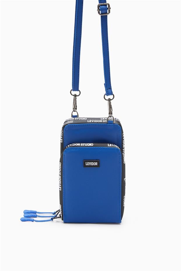 Saks Baskılı Çok Bölmeli Cüzdan